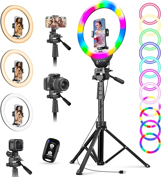 [🔥Buy one get one free 🎁]Remote Control Upgraded Ring Light