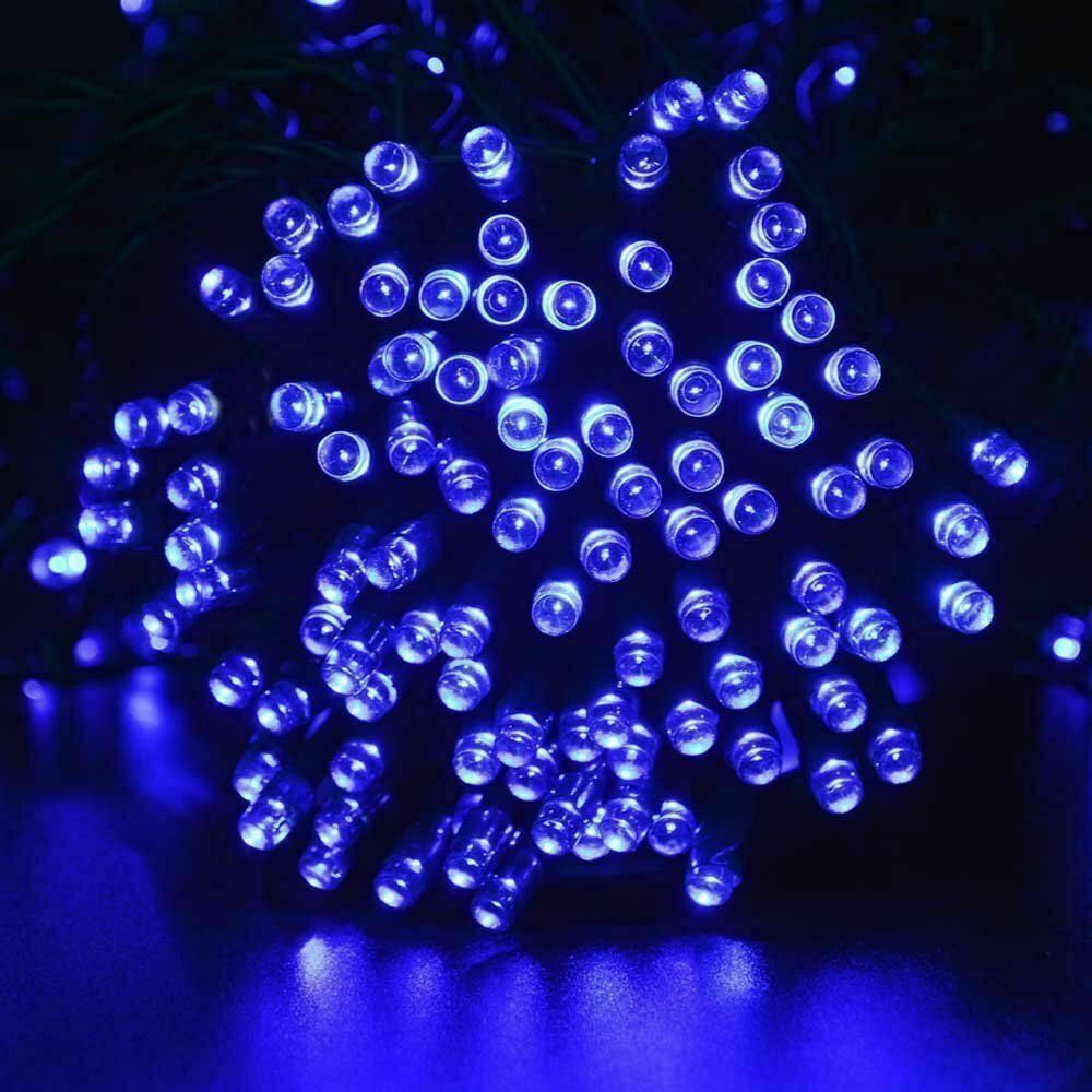 Solar Garland Fairy String Lights 100/200/500 LED Outdoor Garden Christmas Party